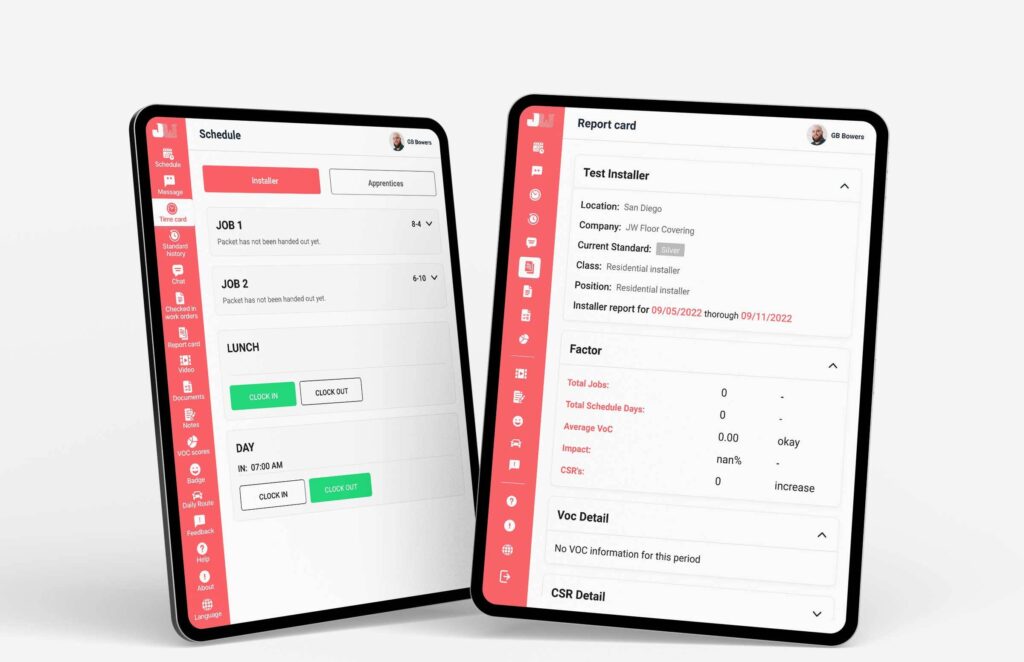 JW Floor Covering - JWFloors App Development Case Study