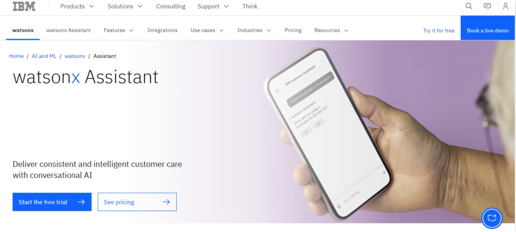 IBM Watson AI Assistant