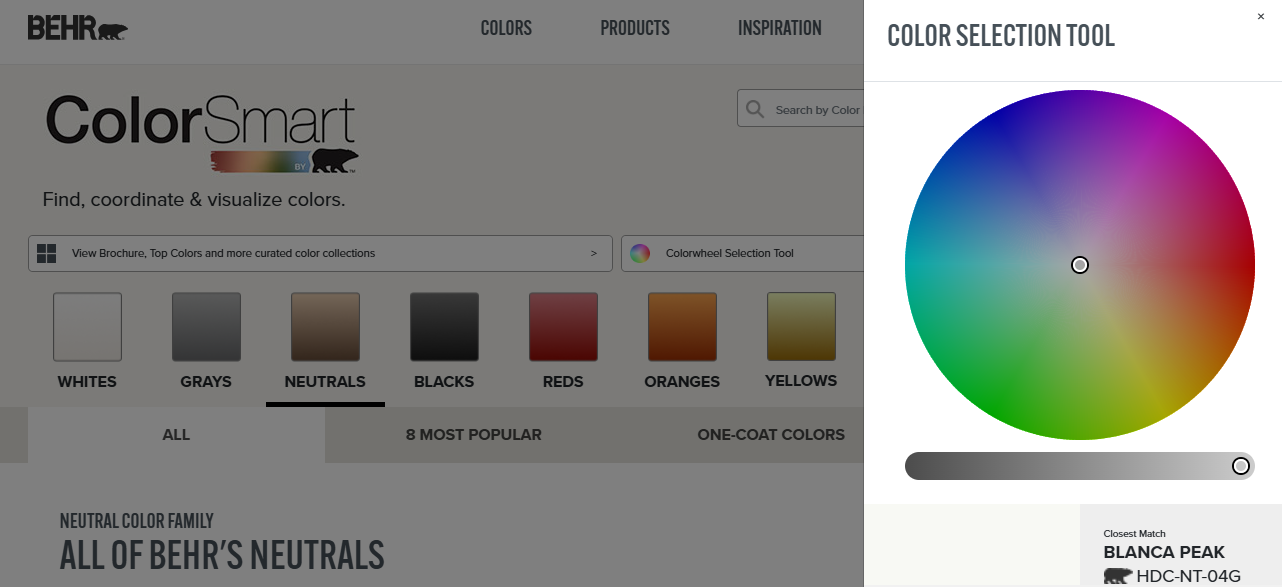 Behr Colorsmart bitcot