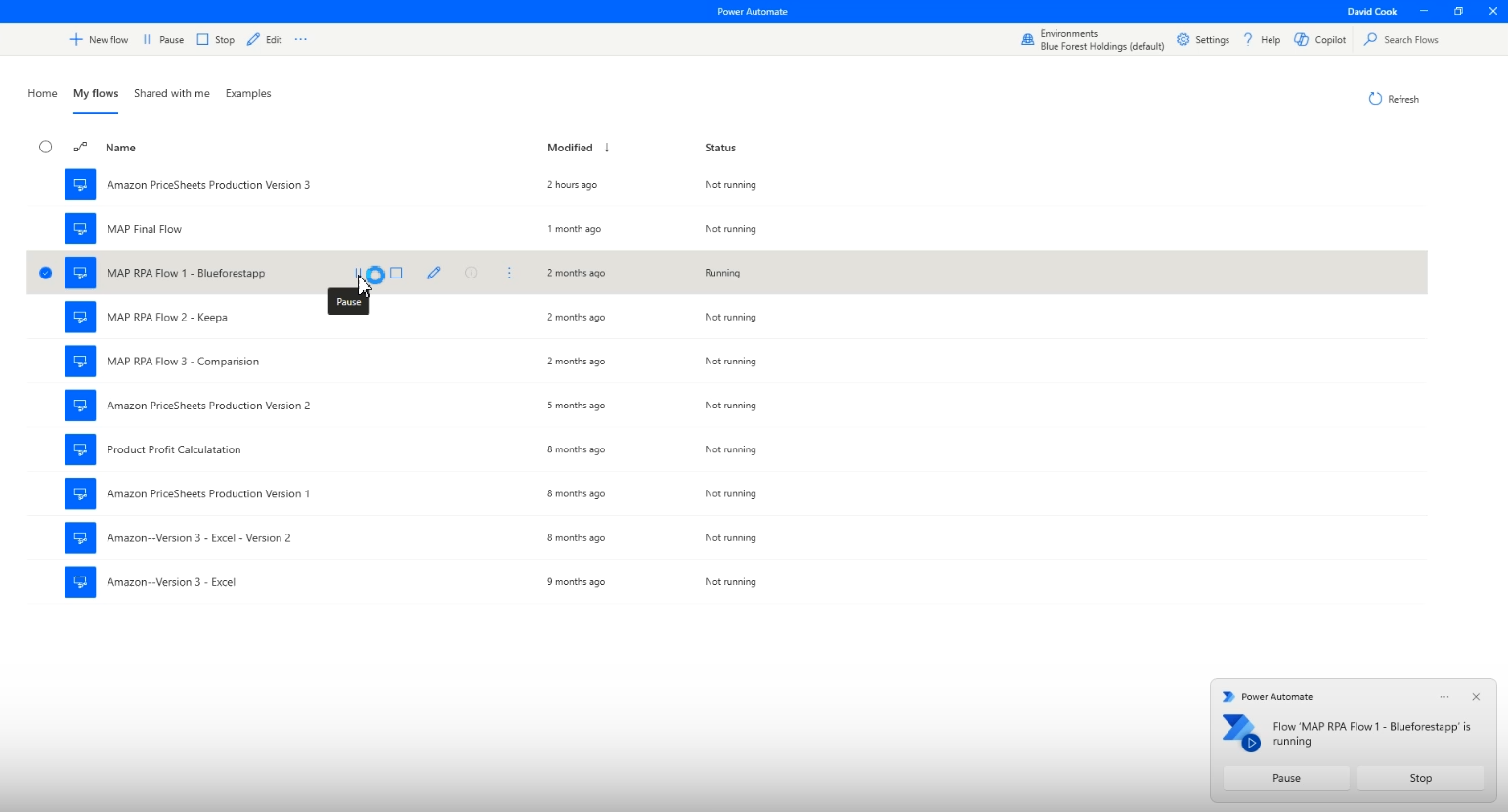 MAP Violation Monitoring - Power Automate Flow