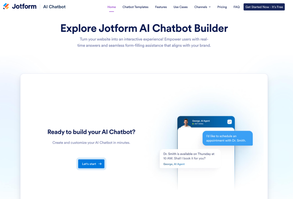 Jotform AI Chatbot