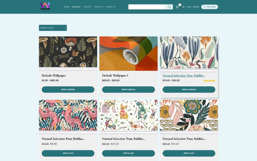 Products – Custom Wallpaper