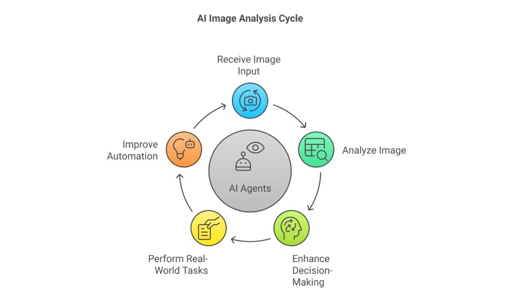 What Happens When Agents Analyze Image Inputs