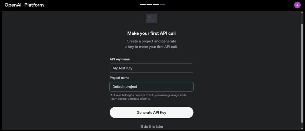 api call