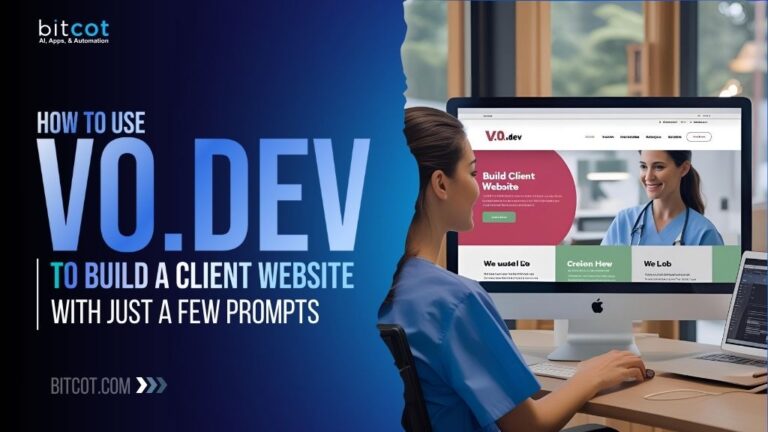 How We Used V0.dev to Build a Client Website with Just a Few Prompts