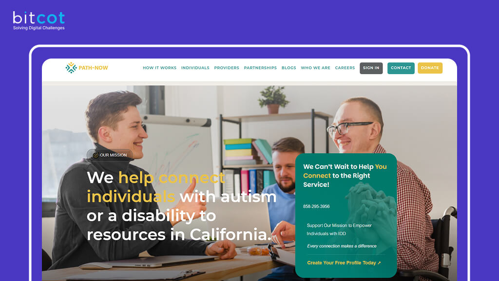 how clients and organizations connect on path now registration communication and subscription