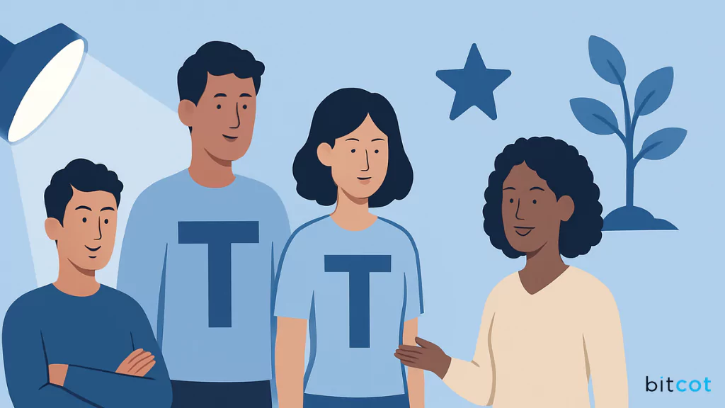 Retain T-Shaped Developers