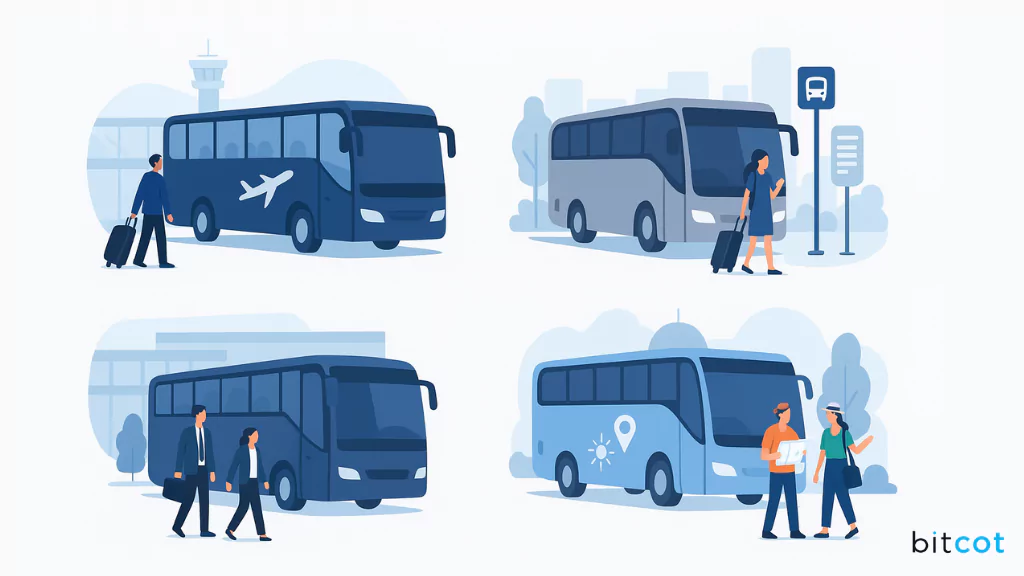 Types of Services in Online Shuttle Booking Software