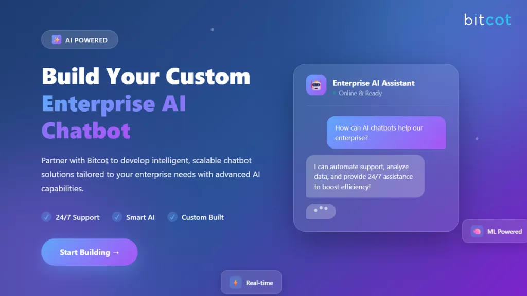 Bitcot to Build Your Custom Enterprise AI Chatbot