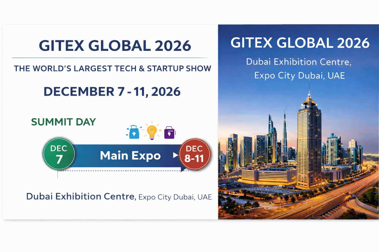 GITEX Dubai 2026 Dates and Location Details
