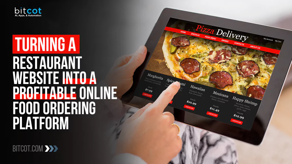 Restaurant Website into a Profitable Online Food Ordering Platform