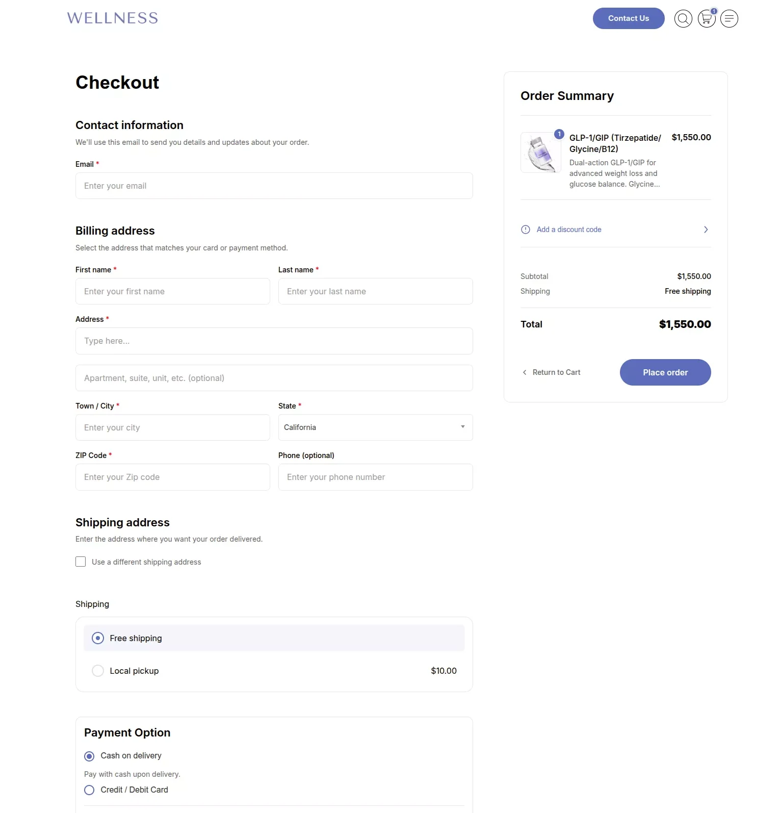 Frictionless Shopping Cart & Checkout