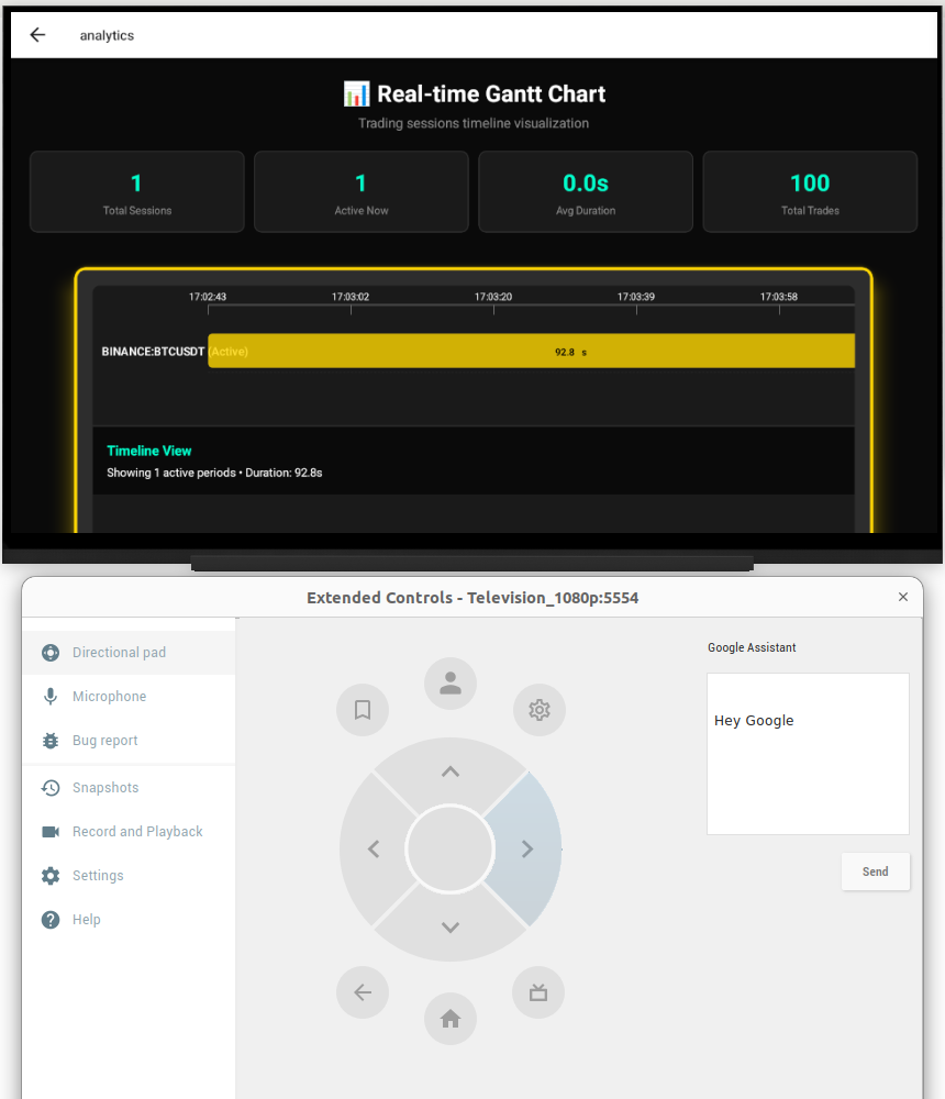 Real-time Gantt Chart