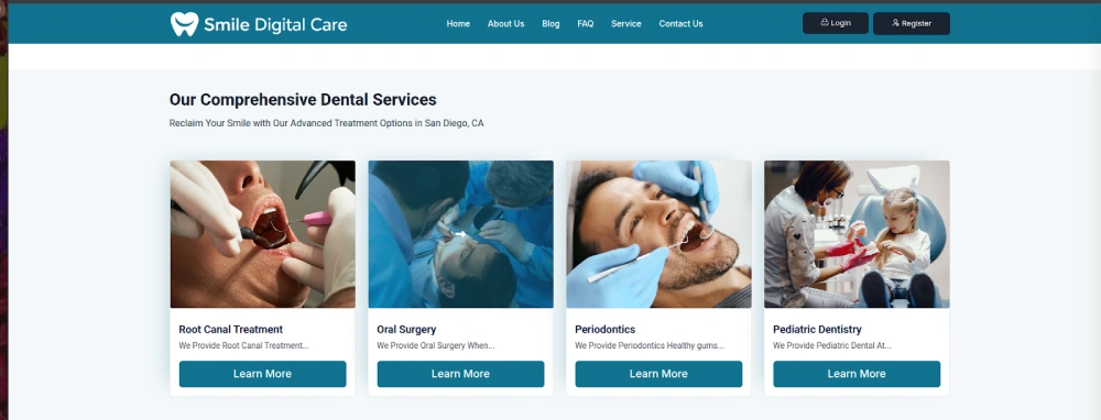 Patients browse by clinical category