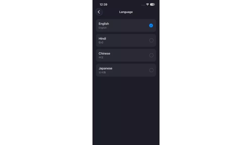 Multi-language keyboard support on iOS enabling seamless typing across different languages and scripts