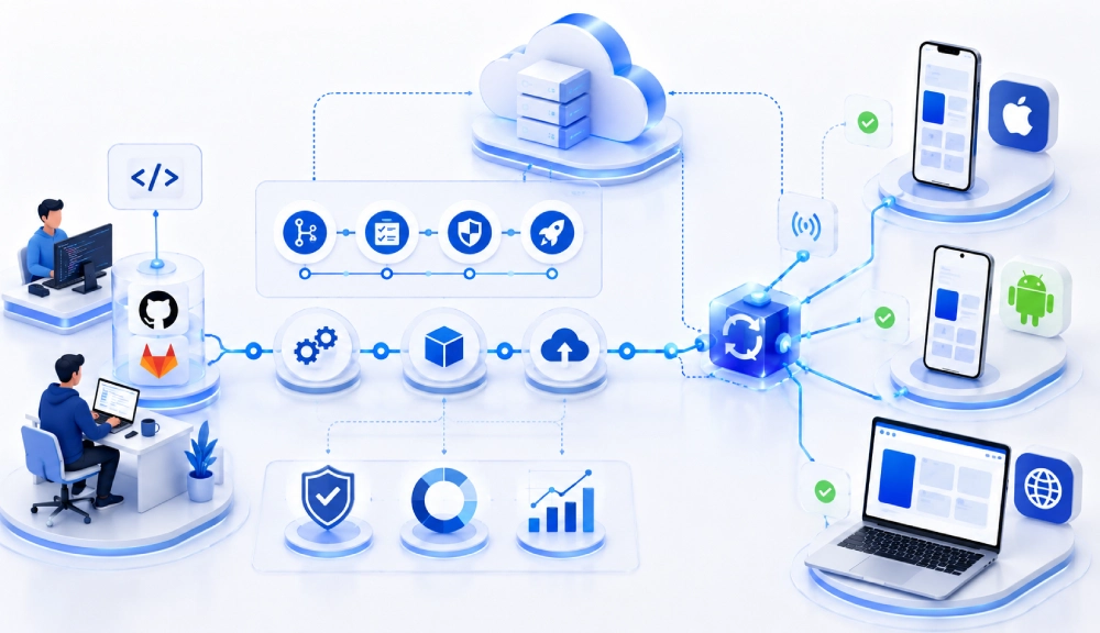 CI/CD pipeline for software deployment