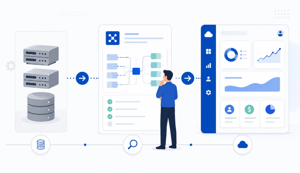 Software migration journey legacy to cloud