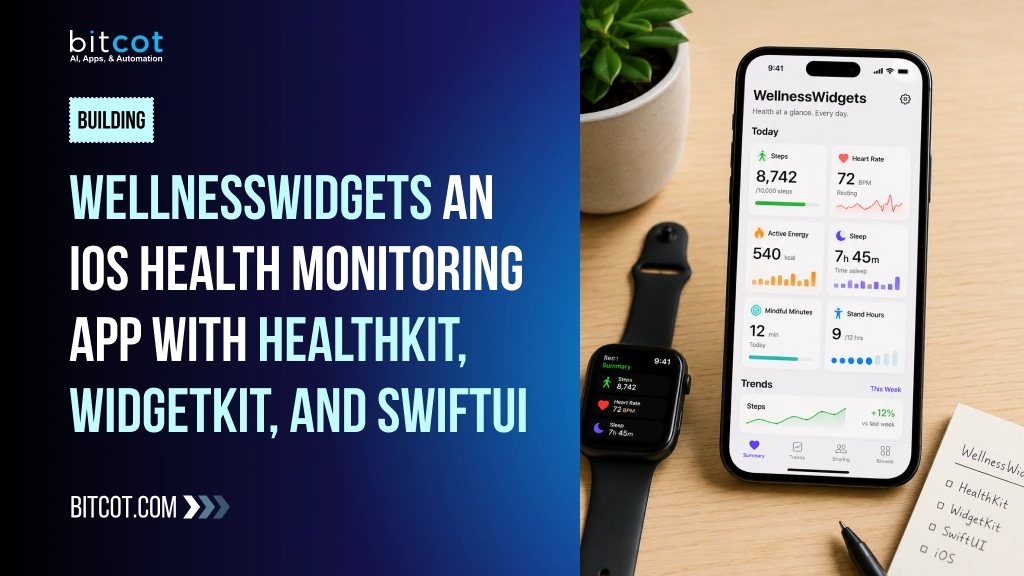 An iOS Health Monitoring App with HealthKit, WidgetKit, and SwiftUI