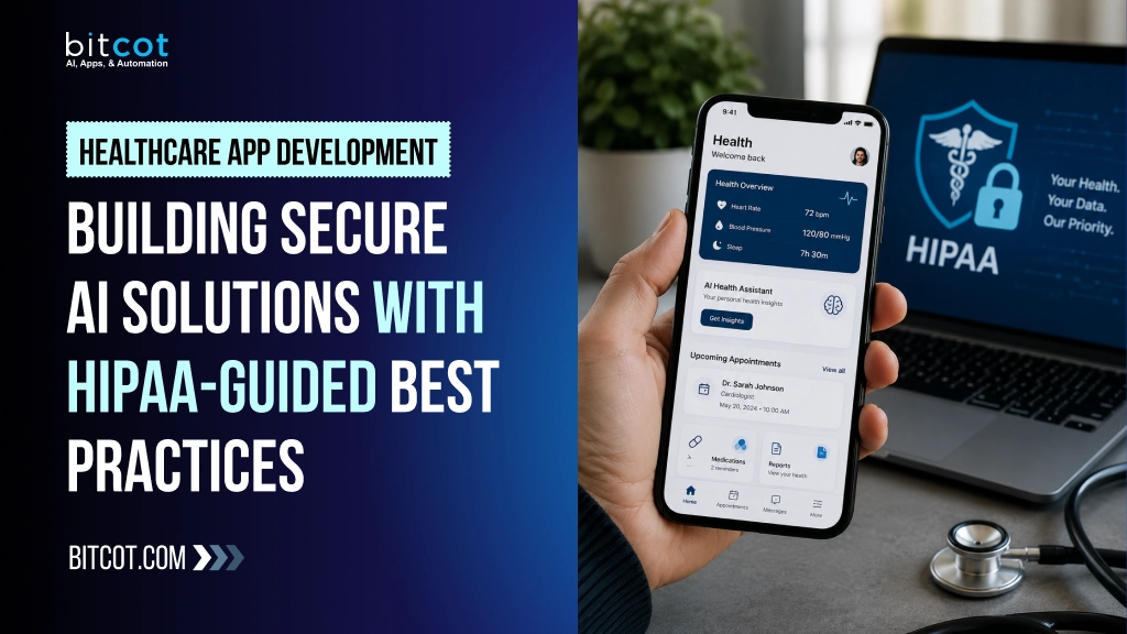 Healthcare App Development: Building Secure AI Solutions with HIPAA-Guided Best Practices