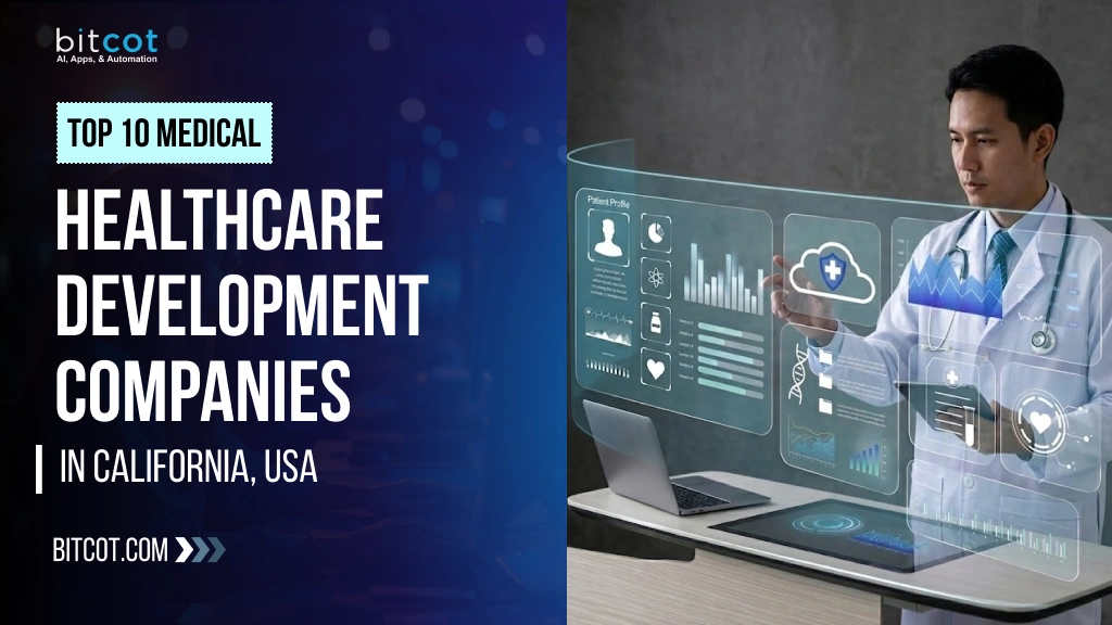 Top 10 Healthcare AI Development Companies in California, USA