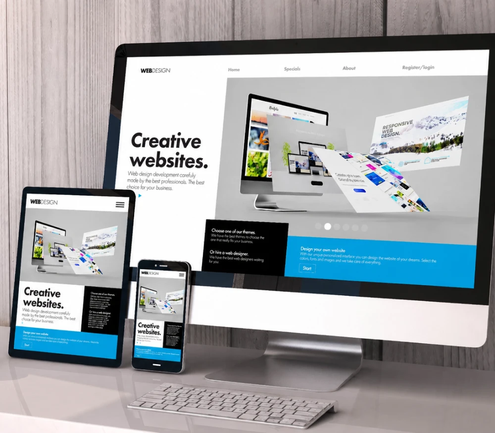 “Professional web development services in San Diego creating responsive business websites.