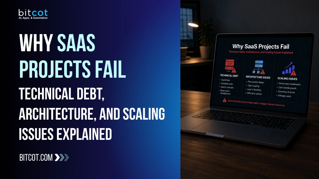 Why SaaS Projects Fail: Technical Debt, Architecture, and Scaling Issues Explained