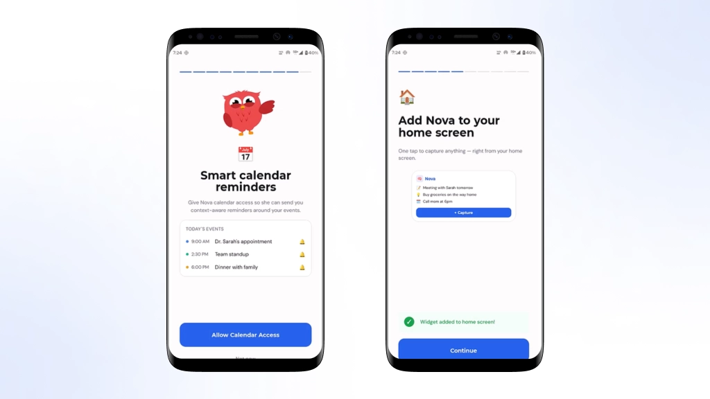 interactive onboarding flow screen 1