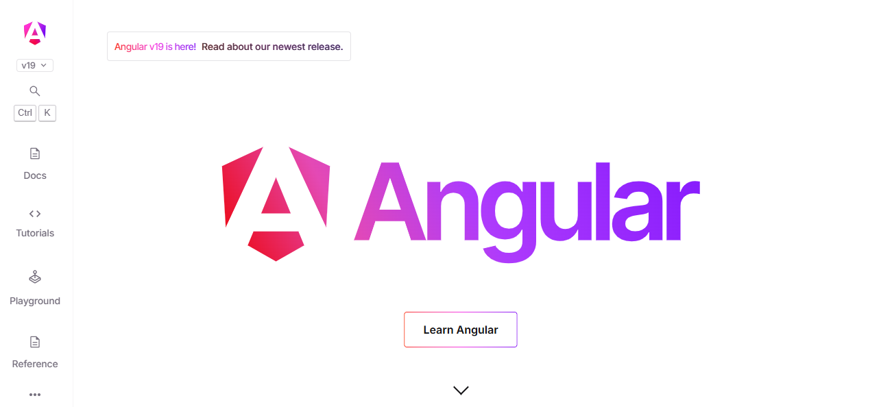 angular new