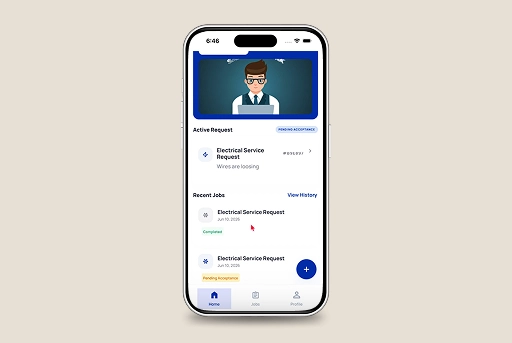 dispatch app Job status