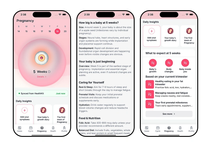 womens app pregnancy