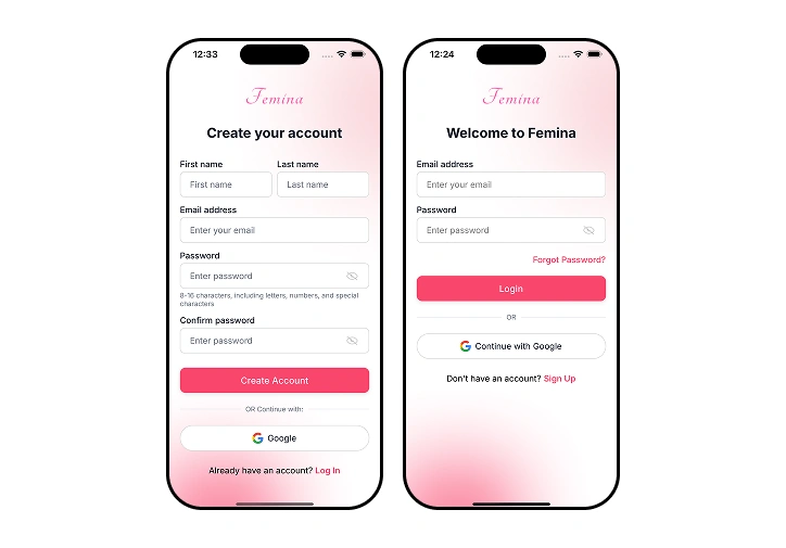 womens authentication