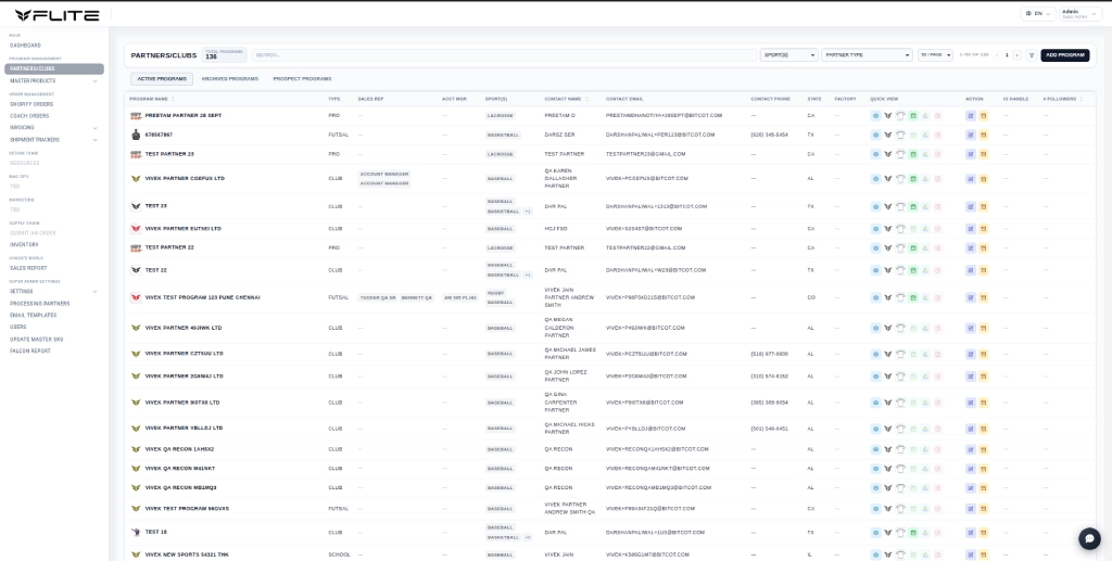 PartnersClubs listing